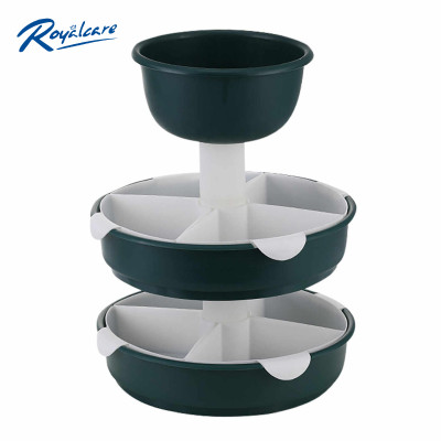 Khay kệ đựng thực phẩm lẩu phân tầng xoay 360 độ Royalcare KL-2