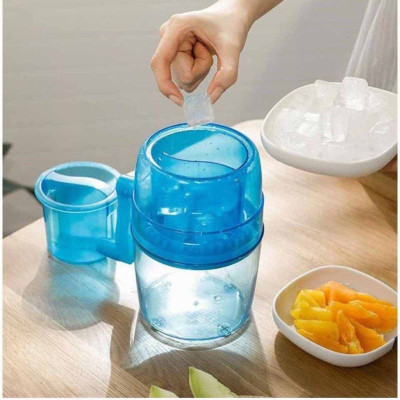 Máy bào đá tuyết mini cầm tay, Máy xay đá bào bằng tay 2 lưỡi bào đá tuyết cực mịn - Chính hãng MINIIN 