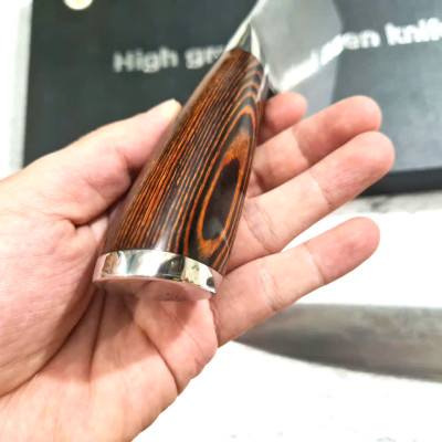 DAO - BỘ 3 DAO BẾP NHẬT BẢN THÉP DAMASCUS MÃ A6 DT2 nt topcomshop vn