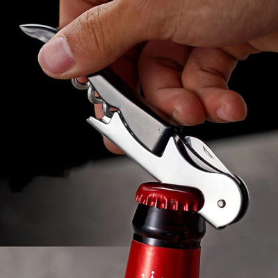 Dụng cụ mở nắp chai, mở rượu vang, khui hộp nhanh chóng và tiện lợi inox bền đẹp rất được ưa chuộng tại Nhật Bản - Pink parot