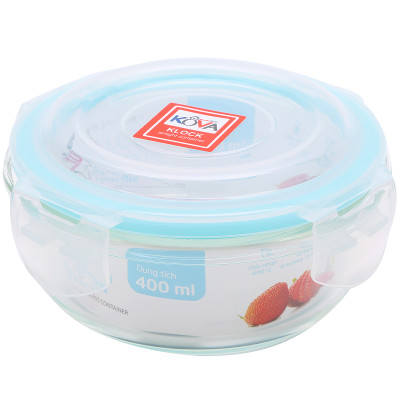 Bộ 3 Hộp Thủy Tinh Chịu Nhiệt KOVA (400mlx2 + 650ml) Kèm Túi Giữ Nhiệt