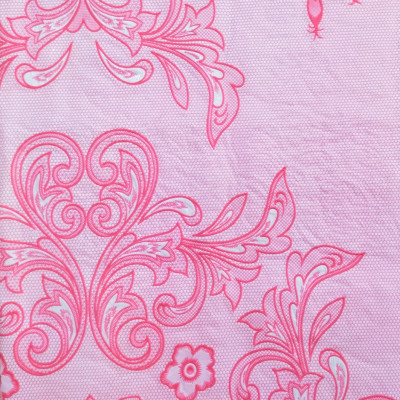 KHĂN TRẢI BÀN PAULEE 856B - HOA VĂN HỒNG - 150 CM X 264 CM - KHÔNG THẤM NƯỚC