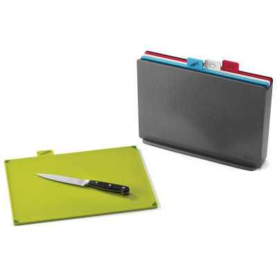 Bộ Thớt Lớn 4 Cái Joseph Joseph 601350 - Index Chopping Board Large (Graphite)