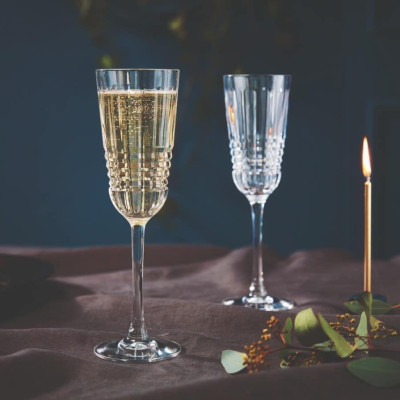 Bộ 6 ly sâm panh Cristal d’Arques Và Chef & Sommelier Paris 170ml Hàng chính hãng