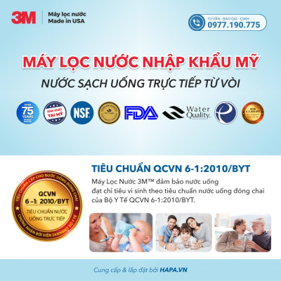 Lõi Lọc Nước 3M HF90 & HF8-S Thay Cho Máy Lọc Nước Thương Mại 3M DP190 - Nhập Khẩu Mỹ, Hàng Chính Hãng
