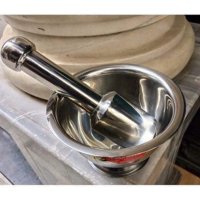 Bộ Cối Chày Inox Cao Cấp Sáng Bóng Bền Đẹp Đủ Kích Cỡ