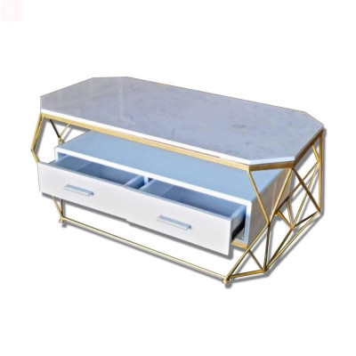 [Trả góp 0%] Bàn trà Paola trắng IBIE nhiều tùy chọn