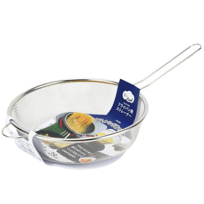 Vợt inox trụng mì, hủ tiếu Pearl Metal Ø26-28cm - Hàng nội địa Nhật Bản nhập khẩu chính hãng