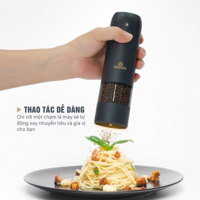 Combo 2 Máy Xay Tiêu Tự Động Bằng Điện Benchusch Trắng/ Đen/ Đỏ/ Xanh