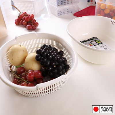 Bộ chậu và rổ dáng oval thương hiệu Sanada Seiko 5.3L - Hàng nội địa Nhật Bản | Made in Japan
