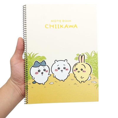 Sổ Lò Xo Kẻ Ngang Chiikawa Ver.2 - Magic Channel MJ-01-244A - Màu Vàng