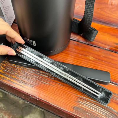 Hộp cơm giữ nhiệt 4 ngăn inox 304 chuẩn Đức LBT856, dung tích 2.2L kèm đũa