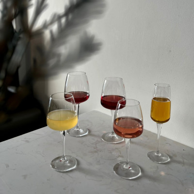 Bộ 6 ly rượu  thủy  tinh Aurum 430ml - Bormioli Rocco - Italy