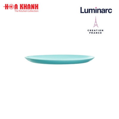Đĩa Thủy Tinh Luminarc Diwali Light Turquoise 19cm cường lực, chịu nhiệt - 1 đĩa - P2613
