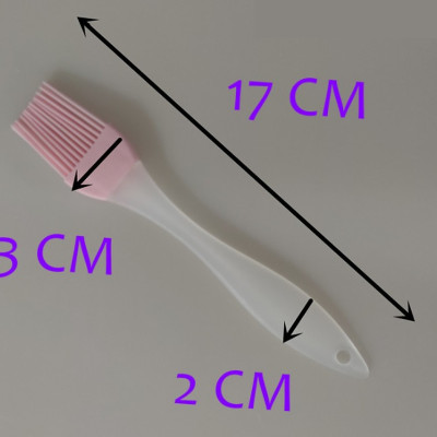 Combo 2 Cây Cọ Silicon Cán Trong Quét Dầu, Bơ, Kem Trang Trí Bánh (ngẫu nhiên)- Hàng Loại 1