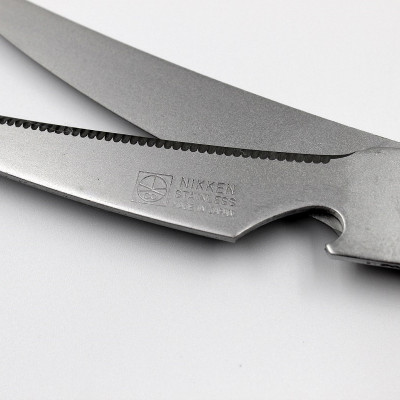 Combo cây kéo cắt gà cao cấp Nikken Mate + 2 búi cọ xoong nồi 30g - made in Japan