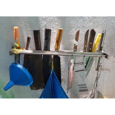 Máng xoong nồi phòng bếp, kệ để thớt ,máng dao nhà bếp 304 cao cấp dài 40cm