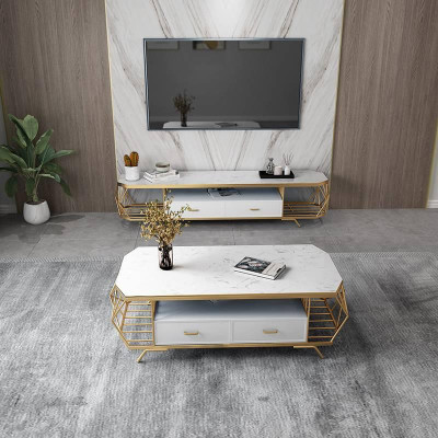 [Trả góp 0%] Bàn trà Camillo đen IBIE nhiều tùy chọn