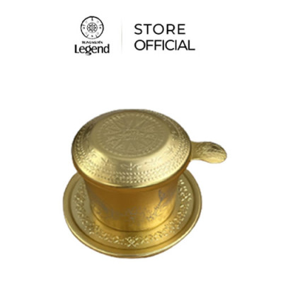Phin Nhôm Trung Nguyên Legend - Hoa Văn Trống Đồng In Nổi - Màu Bạc - 170ml