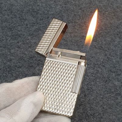 Vỏ Hột Quẹt Bật Lửa Gas Đá Upon D69B Thiết Kế Họa Tiết Vân Kim Cương Mini Độc Đáo - Dùng Gas Đá Cao Cấp