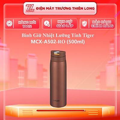 Bình Giữ Nhiệt Lưỡng Tính Tiger MCX-A502 - Thương hiệu Nhật Bản - Cấu tạo 3 Lớp - Cách nhiệt chân không - Khả năng giữ nhiệt ấm, lạnh - Hàng chính hãng