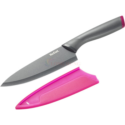 Bộ dao làm bếp và gọt trái cây phủ Titanium Tefal Fresh Kitchen 9cm/15cm K122S205 - Hàng chính hãng