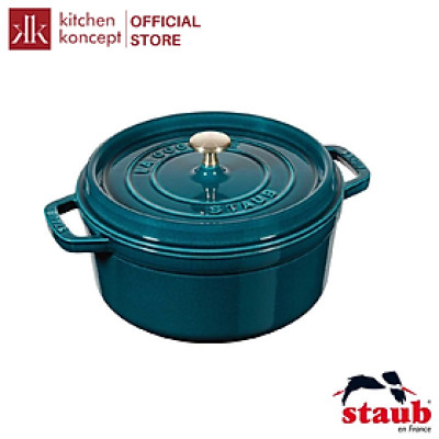 Nồi Tròn STAUB Màu Xanh Ngọc - 26cm