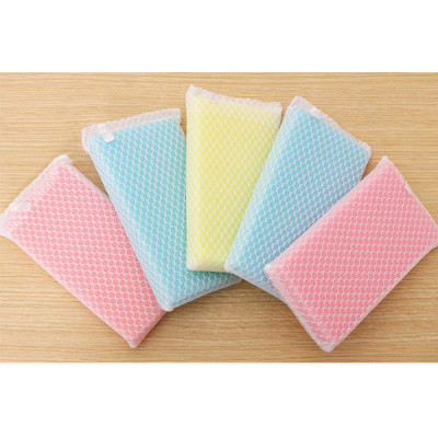 Set 5 miếng mút bọc lưới rửa chén bát - Hàng nội địa Nhật Bản nhập khẩu chính hãng