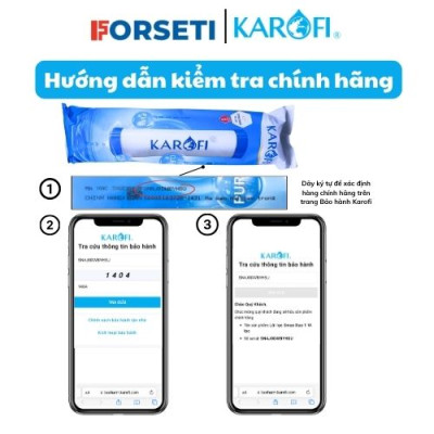 Lõi Lọc RO KAROFI Số 1 - PP 5 Micron