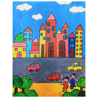 Tập Học Sinh Thành Phố Của Em - 4 Ô Ly - 96 Trang 100gsm - The Sun