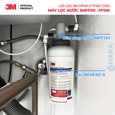 Lõi Lọc Nước 3MFF101 / HF40-S Thay Cho Máy Lọc Nước 3M FF100 Nhập Khẩu Mỹ - Hàng Chính Hãng 3M