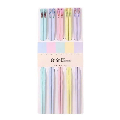 Set 5 Đôi Đũa Ăn Kiểu Nhật Bản – Chống Trượt, Kháng Khuẩn, Chịu Nhiệt – Nhiều Màu Cao Cấp - HÀNG CHÍNH HÃNG MINIIN