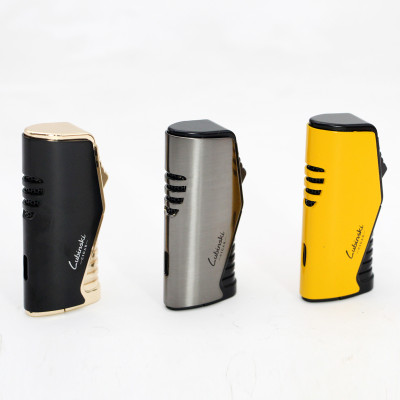 Vỏ Hột Quẹt Bật Lửa Khò 1 Tia Để Bàn Lubinski YJA10011 Thiết Kế Đẹp Độc Lạ Lửa Khò Mạnh Mẽ - Dùng Gas Cao Cấp