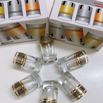 BỘ 6 LY TIỆP VÂN KHẢM CAO CẤP-35ML