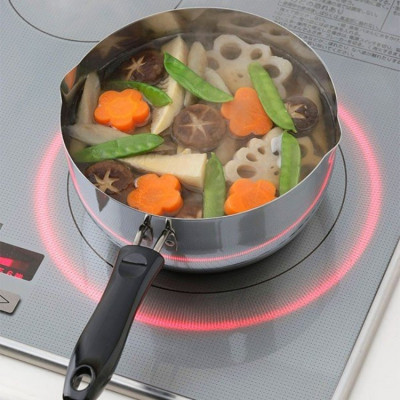 Nồi quánh inox Pearl Metal Φ18cm hàng nội địa Nhật Bản (Made in Japan)