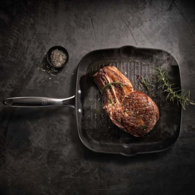 ZWILLING - Chảo vuông nướng nhôm chống dính ZWILLING Forte - 28x28cm - Hàng chính Hãng