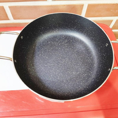 Nồi lẩu chống dính vân đá Smartcook 5552KMB size 26cm - Hàng Chính Hãng