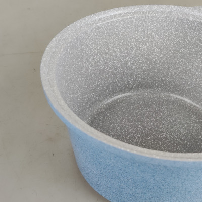 Nồi quánh đúc men đá Sapphire Greencook GCS09 sử dụng được bếp ga, bếp hồng ngoại, bếp từ...KHÔNG KÉN BẾP-Hàng chính hãng