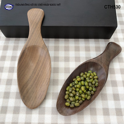 Thìa/Muỗng xúc trà gỗ Óc Chó - Trong văn hóa trà đạo Nhật Bản (Đủ kiểu dáng) Dùng xúc cafe, xúc gia vị, ăn uống sạch, decor trang trí