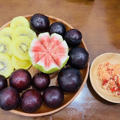 Đĩa Tròn Bằng Gỗ Xà Cừ Tự Nhiên - VAGOO - 3 Kích Cỡ Làm Thủ Công Chống Thấm, Chống Ẩm Mốc, An Toàn Cho Sức Khoẻ