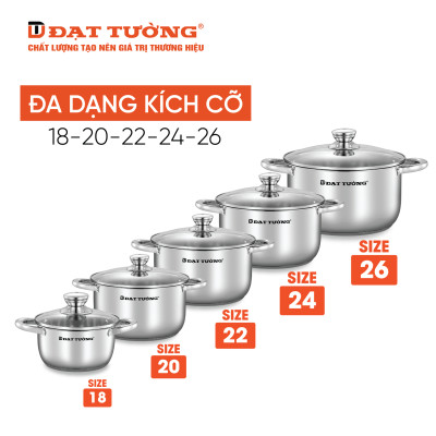 Nồi 5 Đáy Đạt Tường DTN5D-24 - Hàng Chính Hãng
