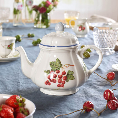 Ấm trà cafe Villeroy & Boch Cottage Kaffeekanne Teekanne 10-1115-0460, dung tích 1 lít Made in Germany Hàng chính hãng