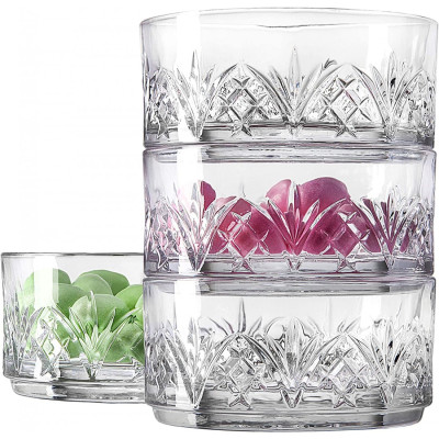 BỘ BÁT PHA LÊ GODINGER DUBLIN BOWL, 3 CHIẾC Hàng chính hãng