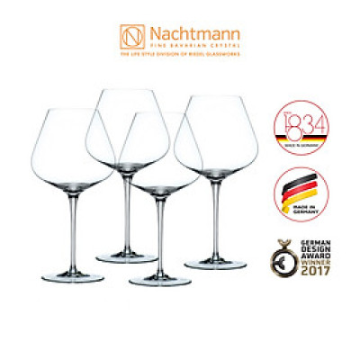 Bộ 4 ly rượu vang đỏ Nachtmann ViNova Magnum-Hàng chính hãng 100%