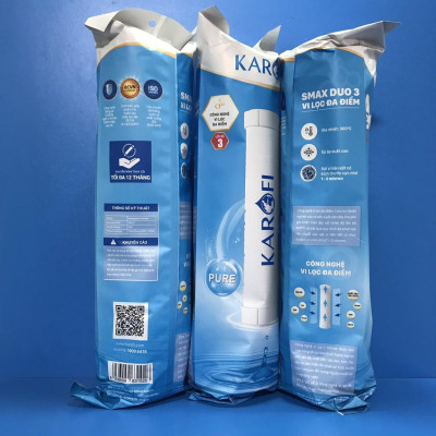 Lõi lọc Smax Duo 3 - Vi lọc đa điểm - KAROFI - Hàng Chính Hãng