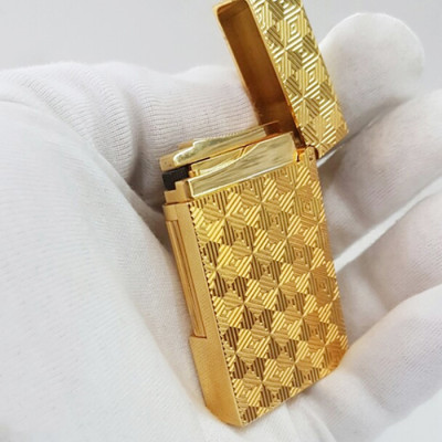 Vỏ Hột Quẹt Bật Lửa Upon Gas Đá D98V Họa Tiết Kẻ Hoa Đẹp Độc Lạ - Dùng Gas Đá Cao Cấp