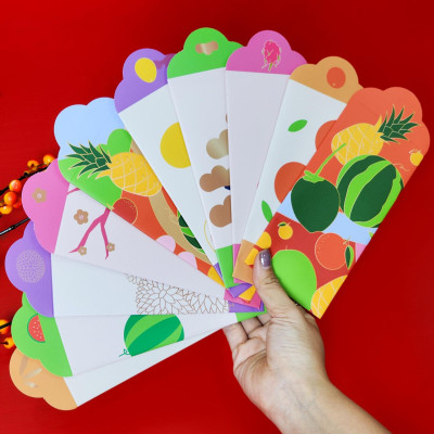 Bộ 5 Bao Lì Xì Tết 2025 - The Sun - Mâm Ngũ Quả - Miền Nam