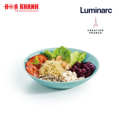 Đĩa Sâu Thủy Tinh Luminarc Diwali Light Turquoise 20cm - bộ 6 đĩa - P2019