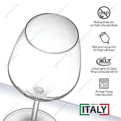 Bộ 6 ly rượu  thủy  tinh Aurum 520ml - Bormioli Rocco - Italy