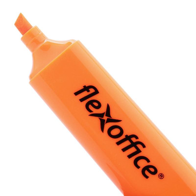 Bút Dạ Quang Flexoffice FO-HL02 - Màu Cam